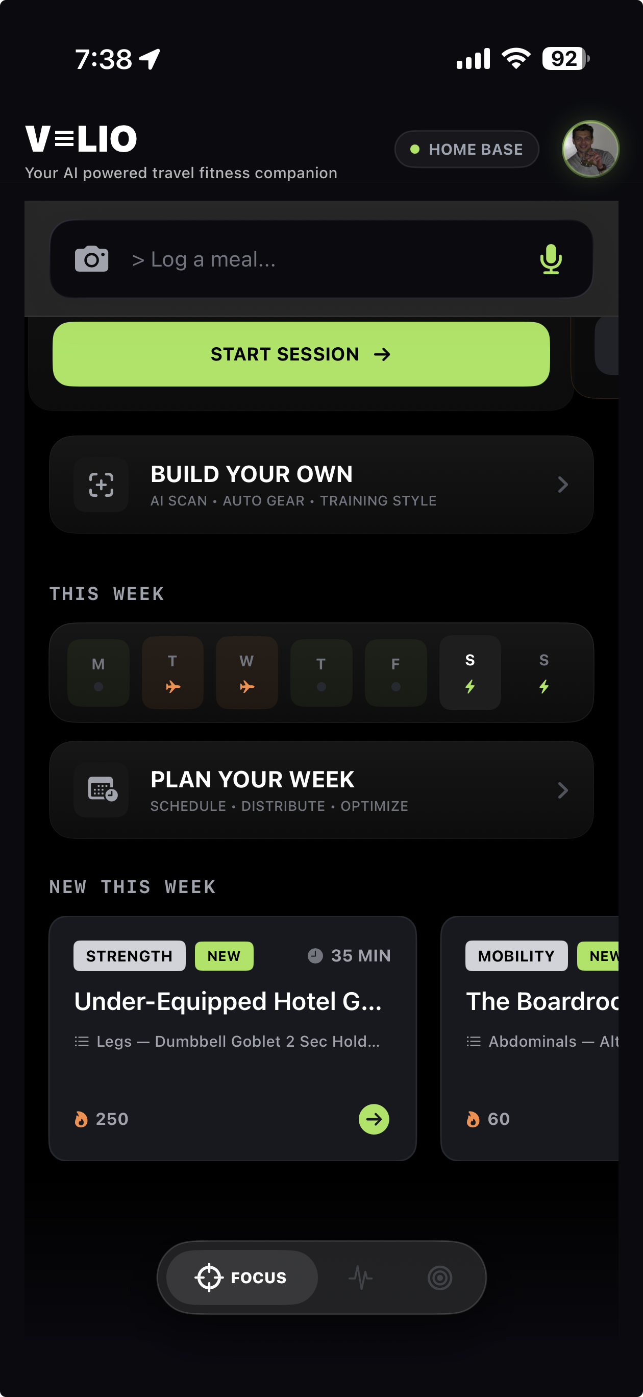 Predictive Periodization — VELIO+ app screenshot